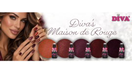 DIVA Gellak Diva's Maison de Rouge Collection 5x 10 ml # - met gratis Colorpop Stickers