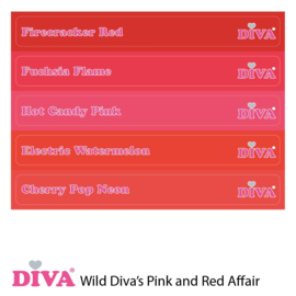 DIVA One Coat Gellak Wild Diva's Pink and Red Affair