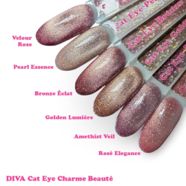 DIVA Gellak Cat Eye Velour Rose 10 ml