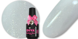 Diva Gellak Rubber Basecoat White Luxury 15 ml