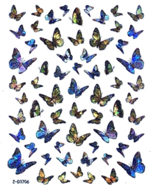 Butterfly Collectie Laser Stickers 10 pcs