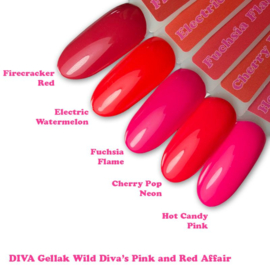 DIVA One Coat Gellak Wild Diva's Pink and Red Affair