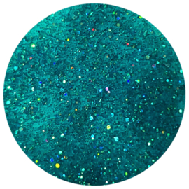 PNS B Bottle Turquoise Glitter