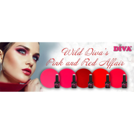 Diva One Coat Gellak Wild Diva's Pink and Red Affair