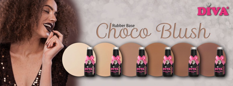 DIVA Rubber Basecoat Taffy Toffee 15 ml