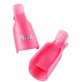 Soak Off Gel Polish Clips WIT 10 stuks