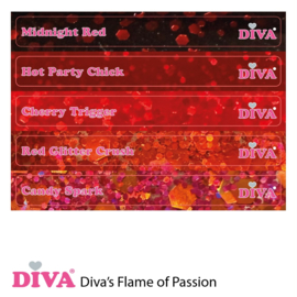 DIVA Gellak Diva's Flame of Passion Collection 5x 10 ml # - met gratis Colorpop Stickers