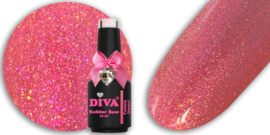 Diva Gellak Rubber Basecoat Fuchsia Crystal 15