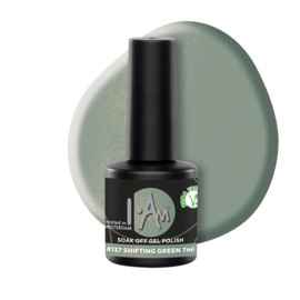 I.Am Soak Off Gel Polish #137 Shifting Green (7ml)