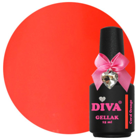 Diva Gellak Coral Orange 15 ml