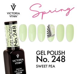Victoria Vynn Gellak Salon Gel Polish Color - 248 Sweet Pea - 8 ml. - Lichtgroen