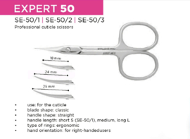 Staleks Expert Cuticle Scissor 50/2