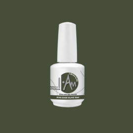 I.Am by BO. Soak Off Gel Polish #146 Sage Olive (15ml)