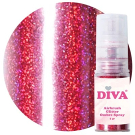 DIVA Airbrush Glitter Colorboom Spray Fuchsia 6