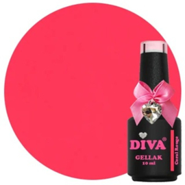 DIVA Gellak Coral Rouge 10 ml #
