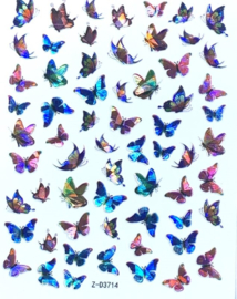 Butterfly Collectie Laser Stickers 10 pcs