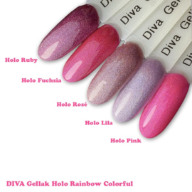 DIVA Gellak Holo Pink 10 ml