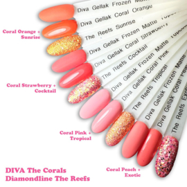 DIVA Gellak The Corals Collection 4x 10 ml