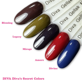 DIVA Gellak Diva's Secret Colors Collection 5x 10 ml