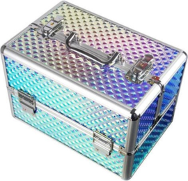 Beautycase - Nagel koffer - Make Up koffer - Hologram Unicorn Rainbow M Unicorn 3