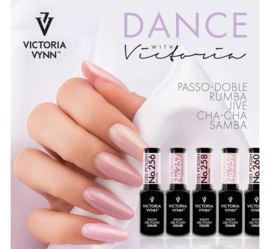 Victoria Vynn Salon Gel Polish Color - Dance Collectie - 258 Passo-doble - 8 ml. - Roze Shimmer
