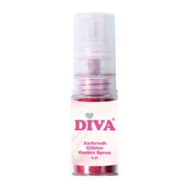 DIVA Airbrush Glitter Colorboom Spray Fuchsia 6