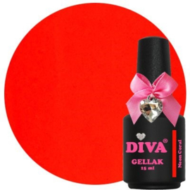 Diva Gellak Neon Coral 15 ml