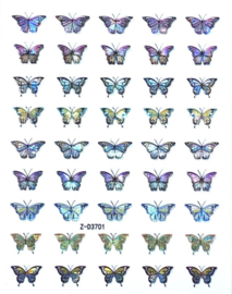 Butterfly Collectie Laser Stickers 10 pcs