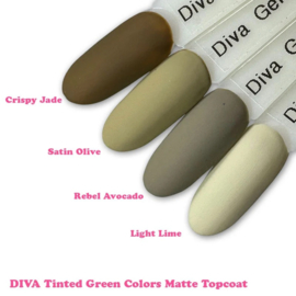 DIVA Gellak Tinted Green Colors Collection