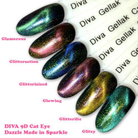 Diva Gellak 9D Cat Eye Dazzle Made in Sparkle Collection