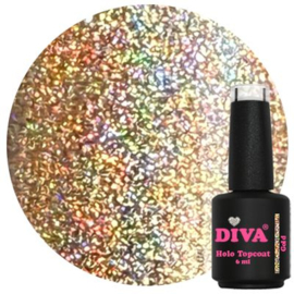 DIVA Holo Topcoat Glow Like a Diva - No Wipe 2x 6 ml