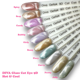 DIVA Gellak Glass Cat Eye 9D Spicy
