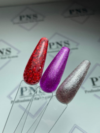 PNS B Bottle Love Red Glitter