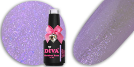 Diva Gellak Rubber Basecoat Lavender Crystal 15 ml