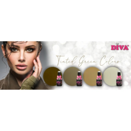 DIVA Gellak Tinted Green Colors Collection