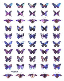 Butterfly Collectie Laser Stickers 10 pcs