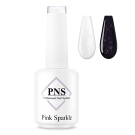 PNS No Wipe Topcoat: Pink Sparkle 15ml