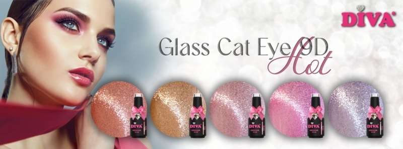 DIVA Gellak Glass Cat Eye 9D Hot Collection