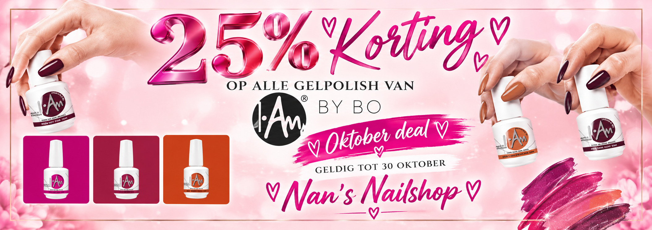 25% Korting op alle Gelpolish van I AM BY BO