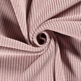 Big/heavy knit licht oud-roze