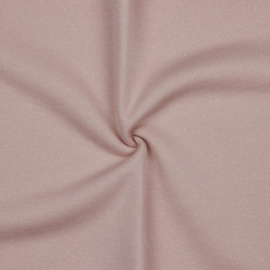French terry brushed lurex roze/zilver
