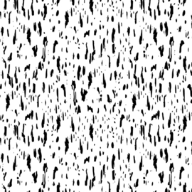 Tricot dots & shapes leopard wit