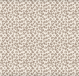 Tricot luipaard beige