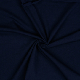 Organisch tricot navy uni