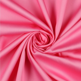 Katoensatijn roze