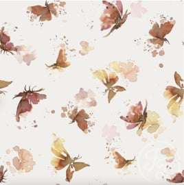 Family Fabrics - Butterflies Lycra Sportswear Eco