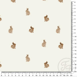 Family Fabrics - Coated Baby Rabbit Jersey