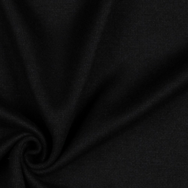 Knitted viscose zwart