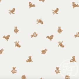 Family Fabrics - Teddybears Rib