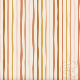 Family Fabrics - Retro Stripes Eco Flex Lycra